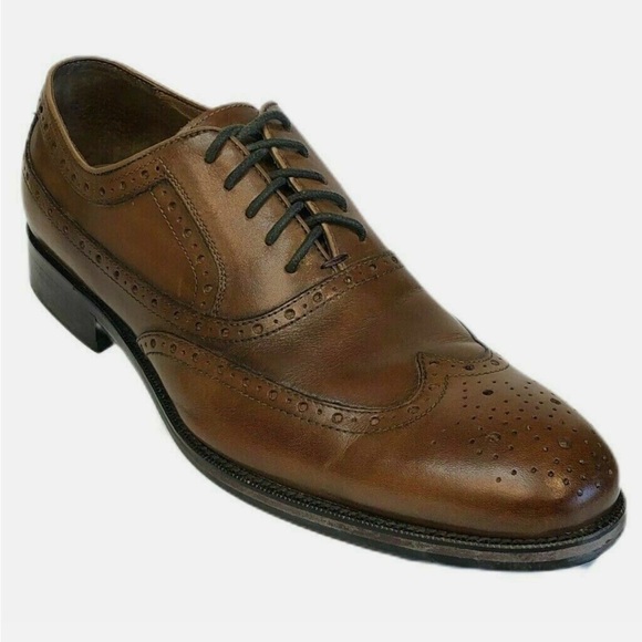 Johnston & Murphy Other - Men's Johnston Murphy Brown Wing Tip Shoes Size 8.5 M